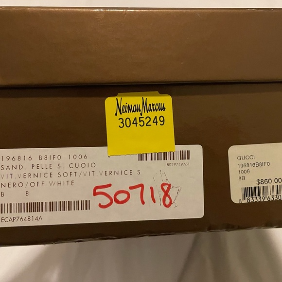 Gucci Black Patent Leather Newton Ankle Peep Toe Booties - NEW - Picture 12 of 12